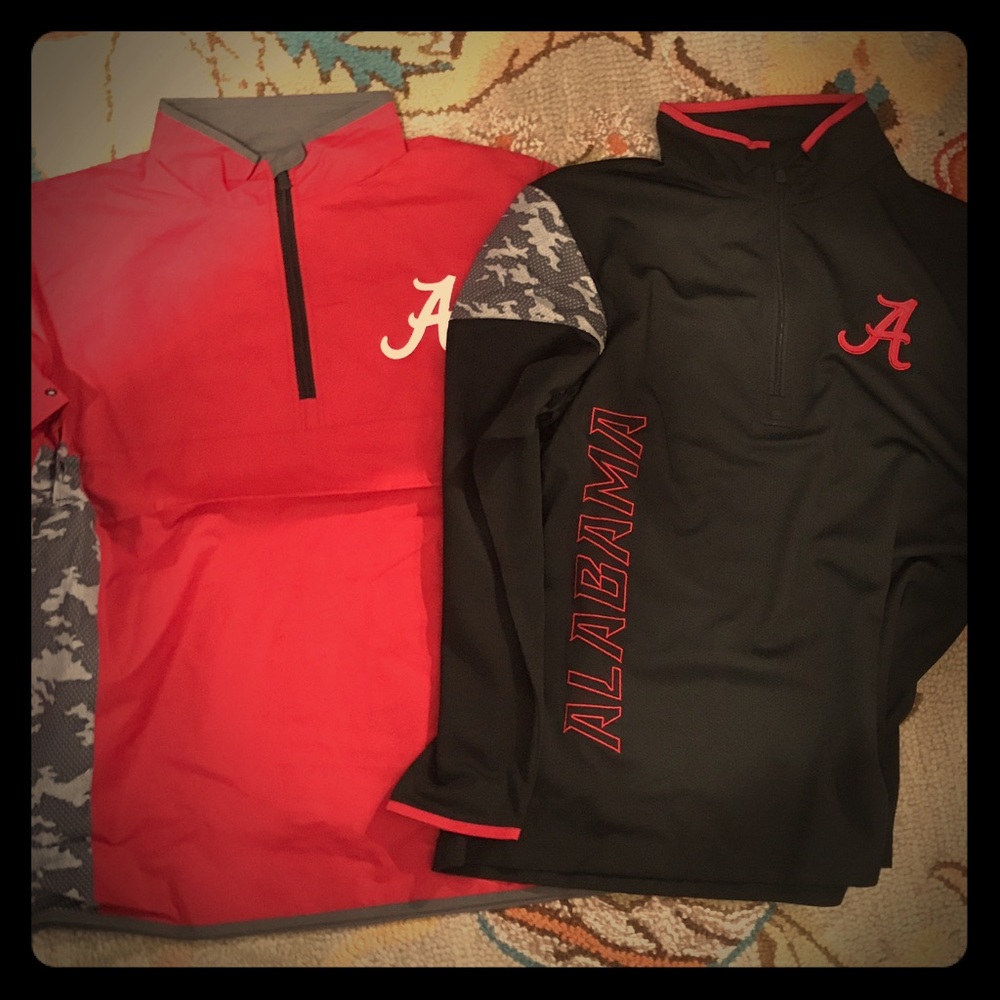 Alabama light weight pullover half zip
